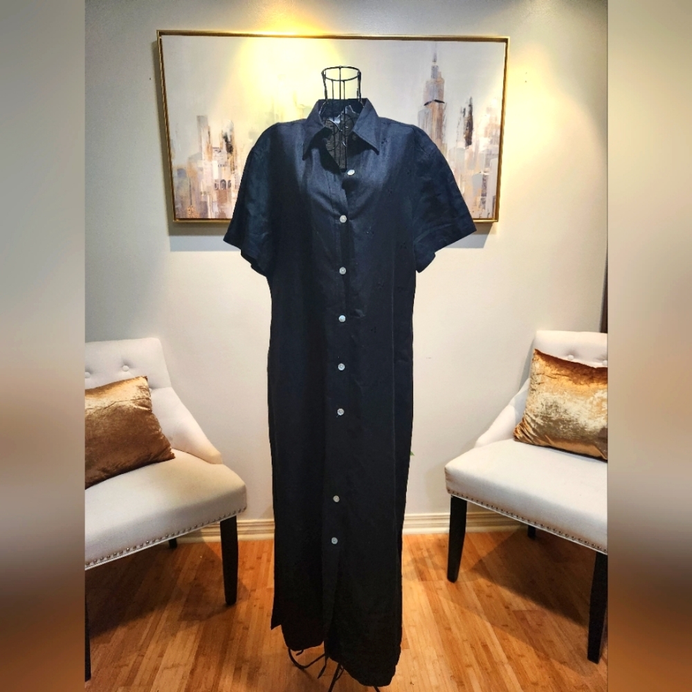 J. A. Studio Black Maxi Dress Size Large